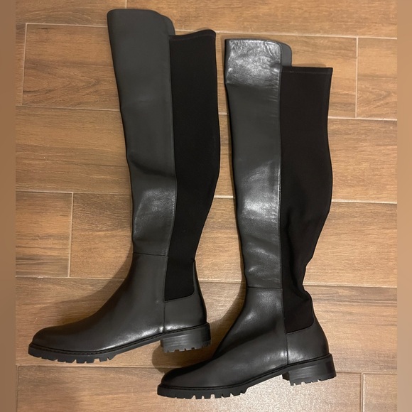Stuart Weitzman City boot! Size US 10. EU 40.5 Black. Over the knee boots - Picture 1 of 10
